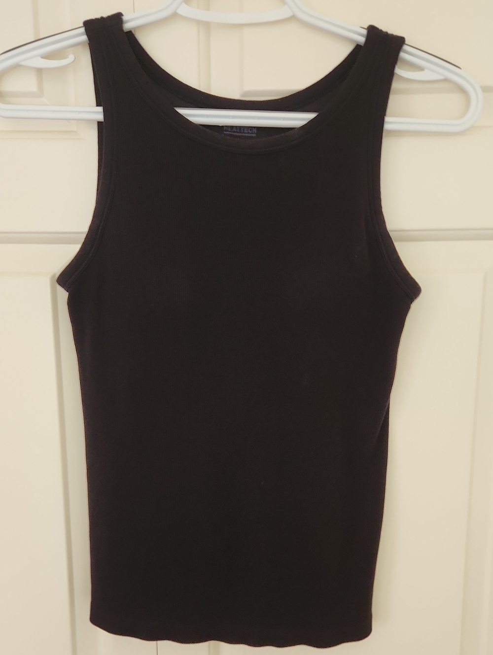 Uniqlo Black Ribbed Tank Top - Women's Sleeveless Knit
